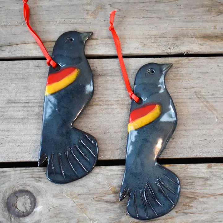 Red-Winged Blackbird Ornament
