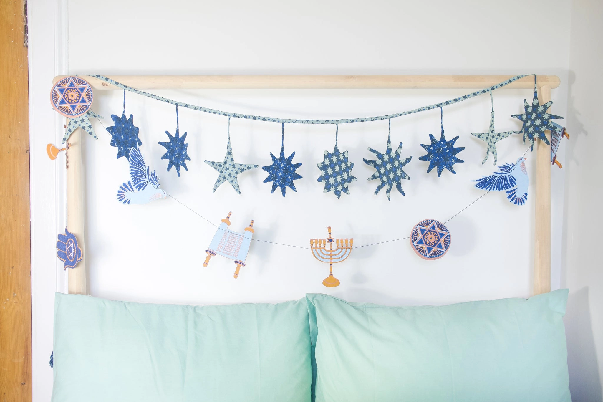 Hanukkah Garland - Heart of the Home Inc