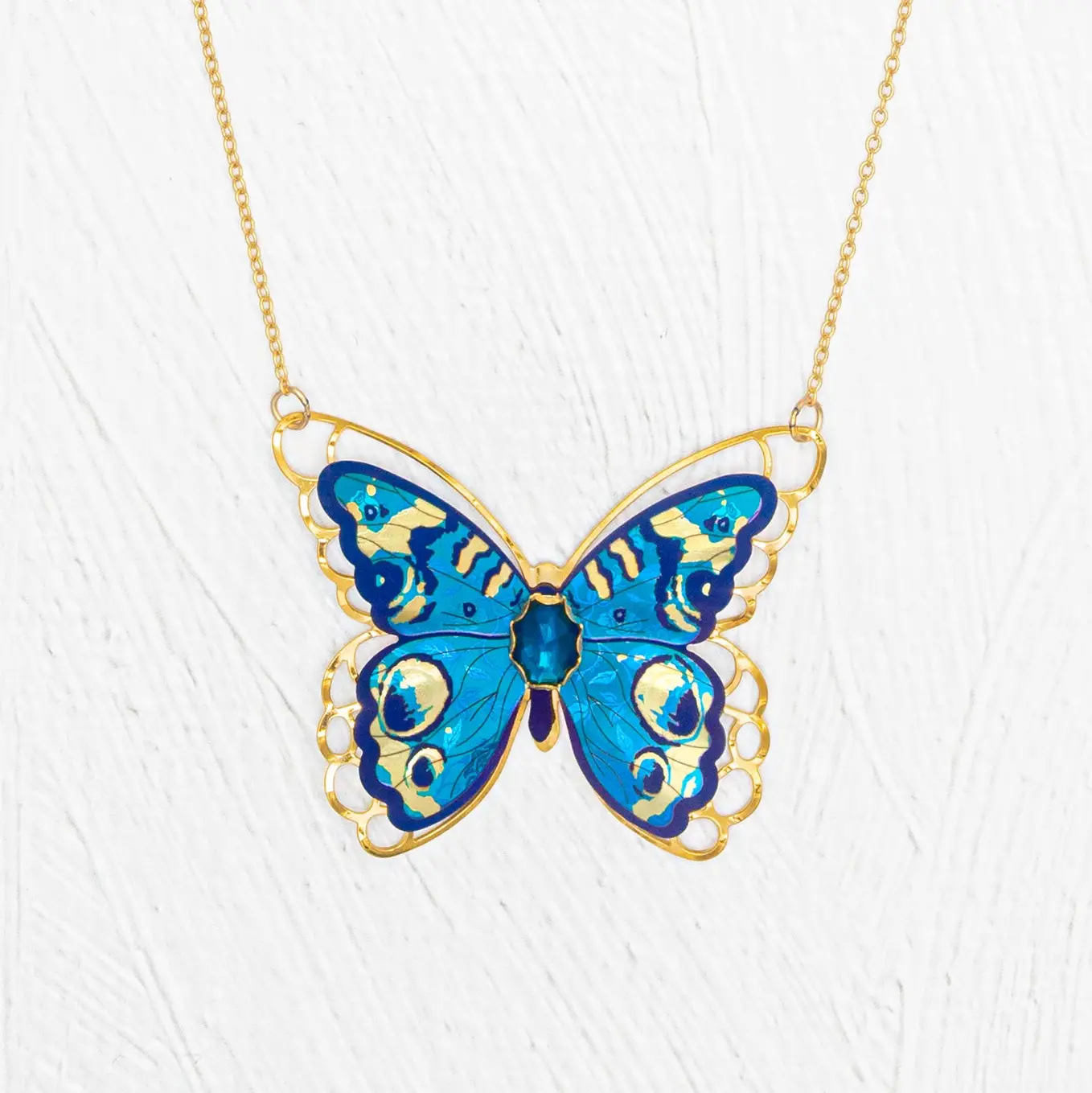 Mariposa Butterfly Necklace - Heart of the Home Inc