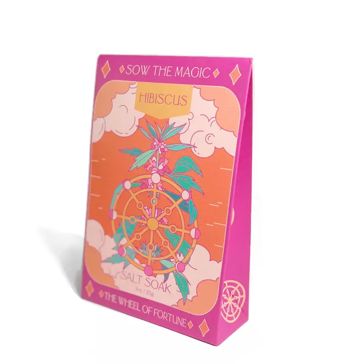 The Wheel Of Fortune Hibiscus Salt Soak - Heart of the Home Inc