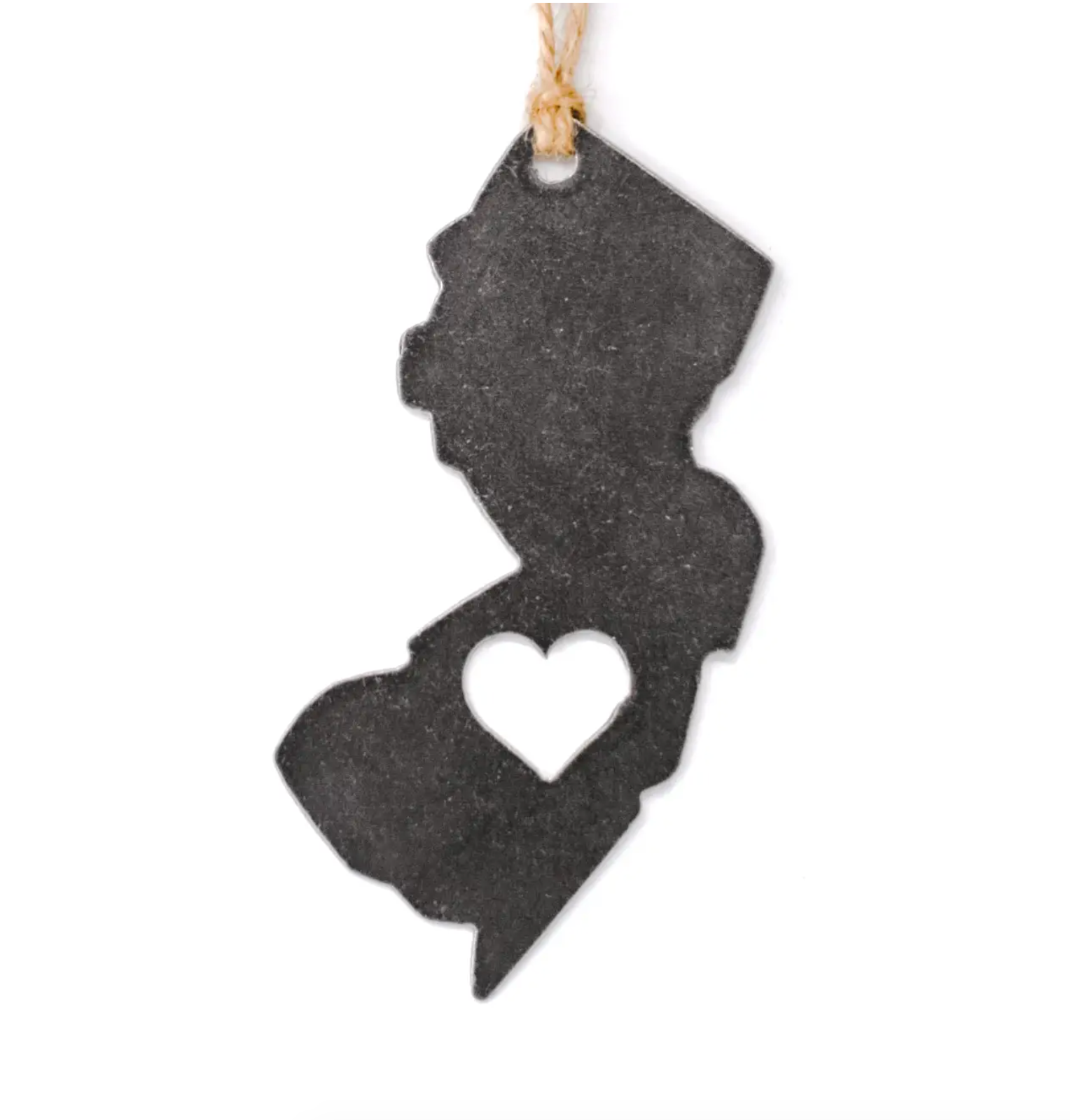 Steel New Jersey Ornament - Heart of the Home Inc