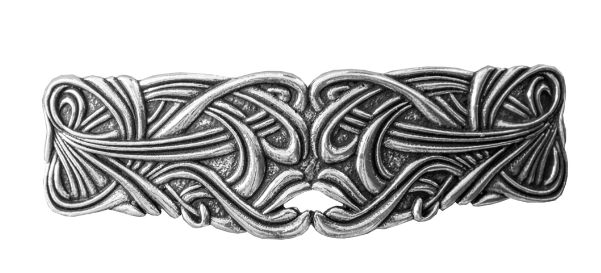 Art Nouveau Swirl Barrette - Heart of the Home Inc