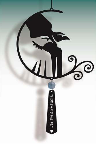 In Dreams We Fly Metal Hanging - Heart of the Home LV