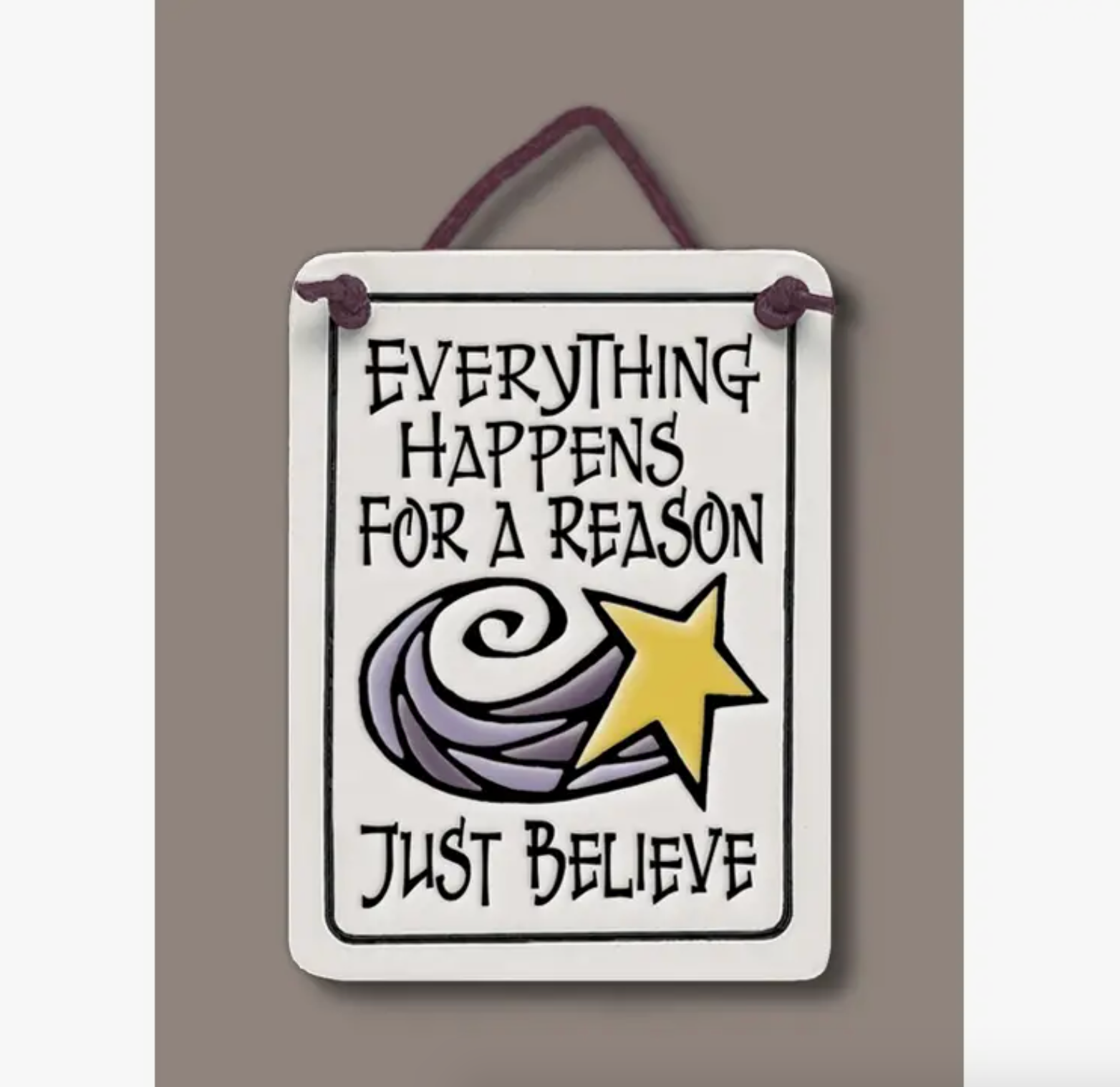 Everything Happens for a Reason Plaque - Heart of the Home Inc
