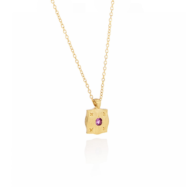 Drops of Happiness Pillow Charm Necklace