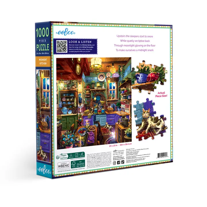 Midnight Kitchen 1000 Piece Puzzle - Heart of the Home Inc
