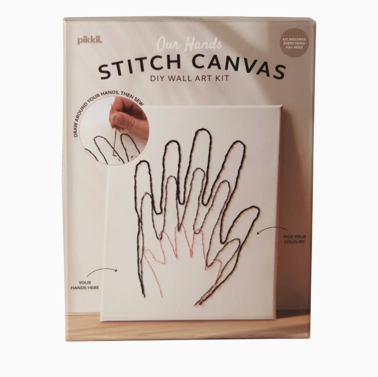 Our Hands Stitch Canvas Wall Art - Heart of the Home Inc