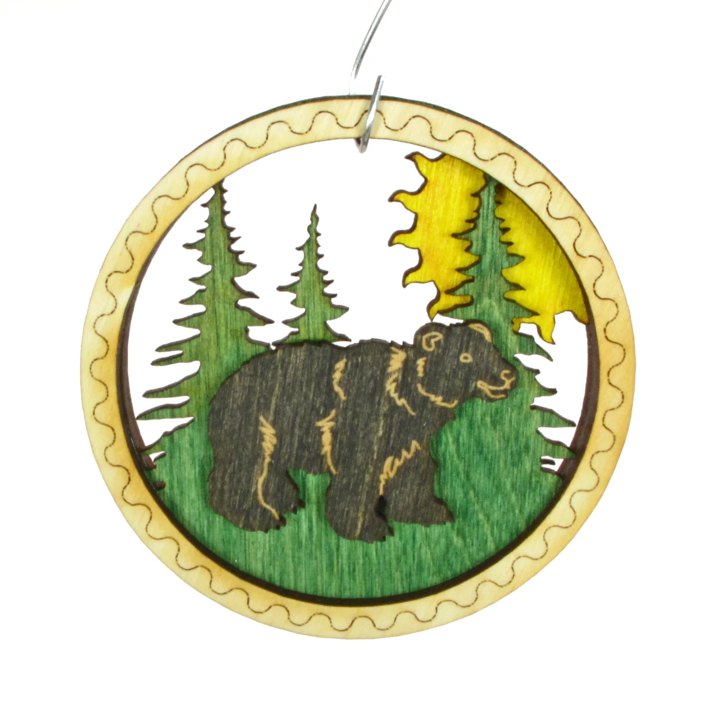 Bear Layered Ornament - Heart of the Home LV