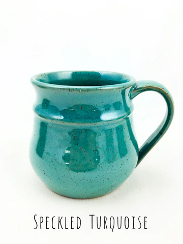 Turquoise Short Mug - Heart of the Home Inc