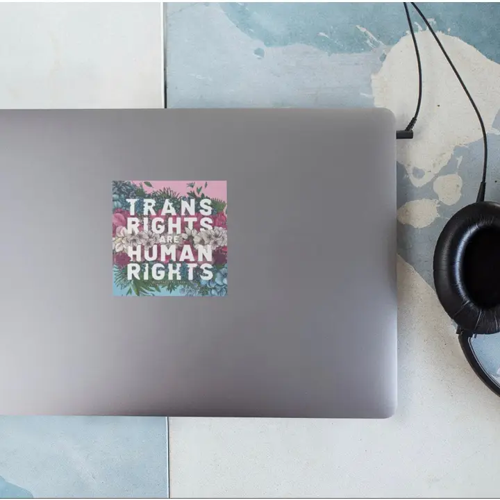 Trans Rights Are Human Rights Sticker
