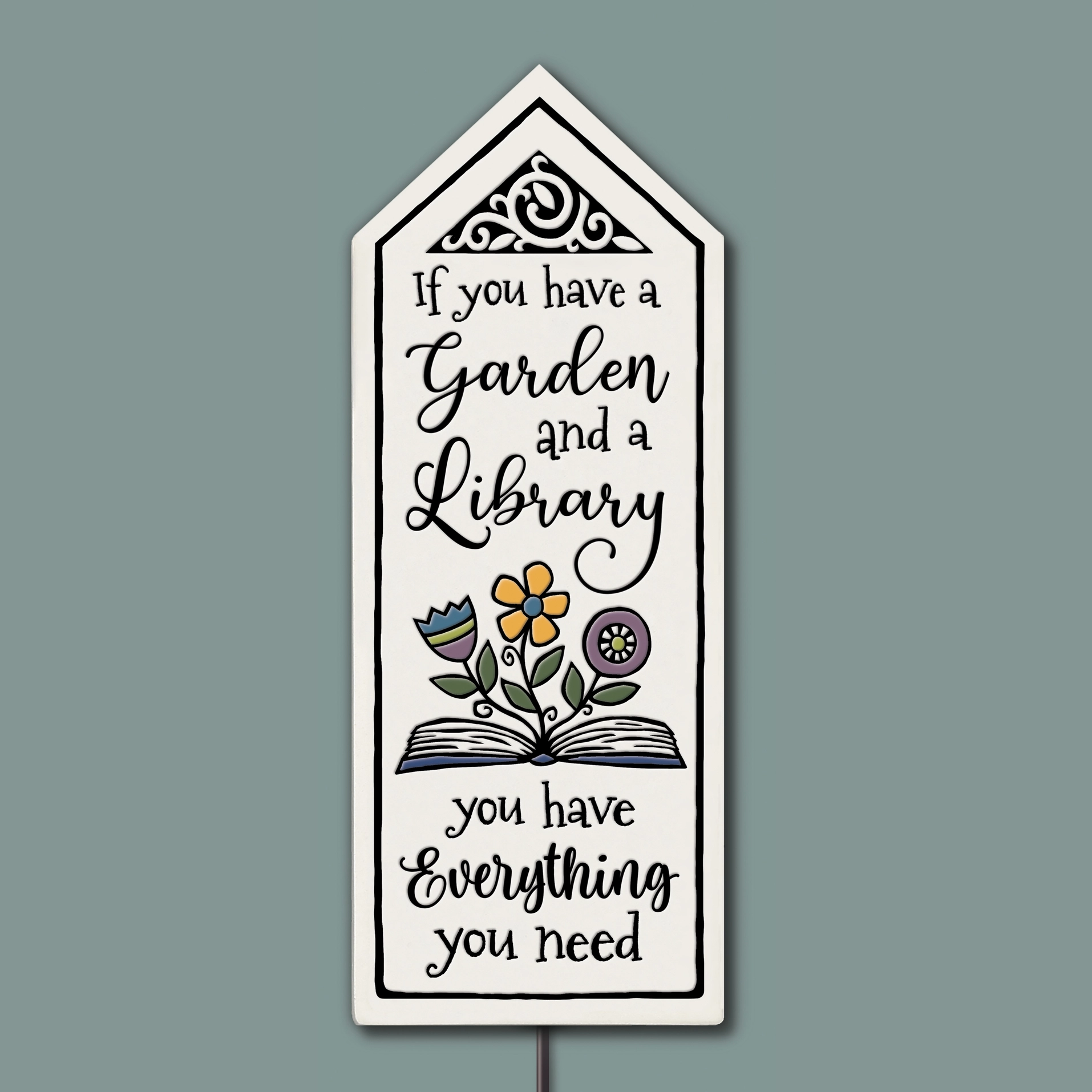 Garden Library Garden Tile - Heart of the Home Inc