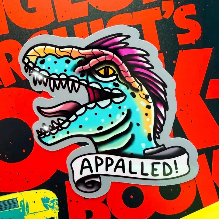 Appalled Mongo Dungeon Crawler Sticker