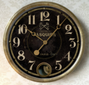 Hotel Pasquier 14" Black Wall Clock - Heart of the Home LV