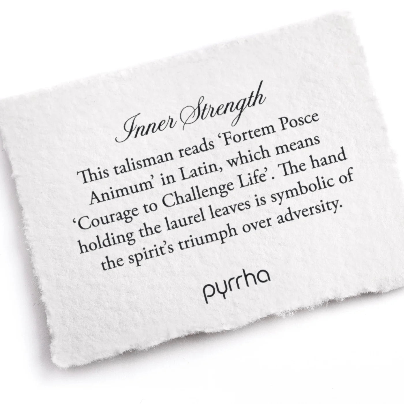 Inner Strength Talisman in Sterling Silver