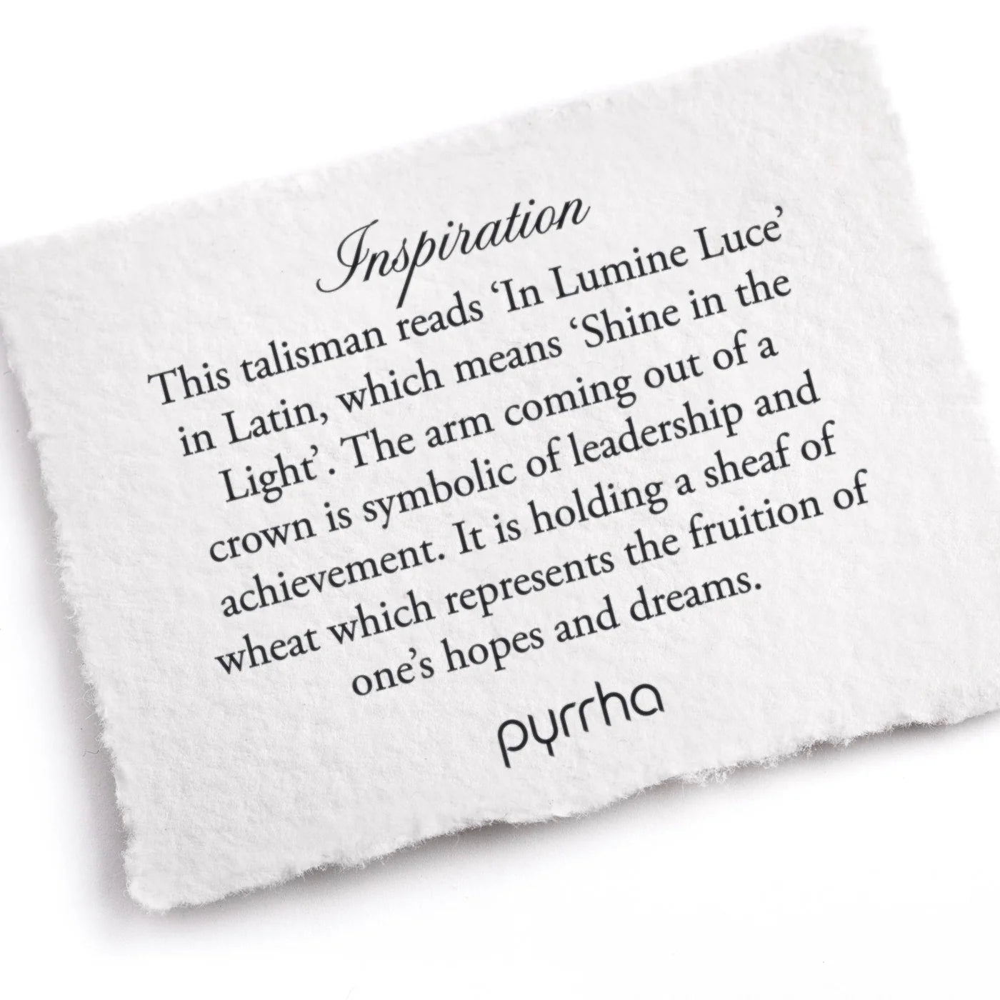 Inspiration Talisman in Sterling Silver