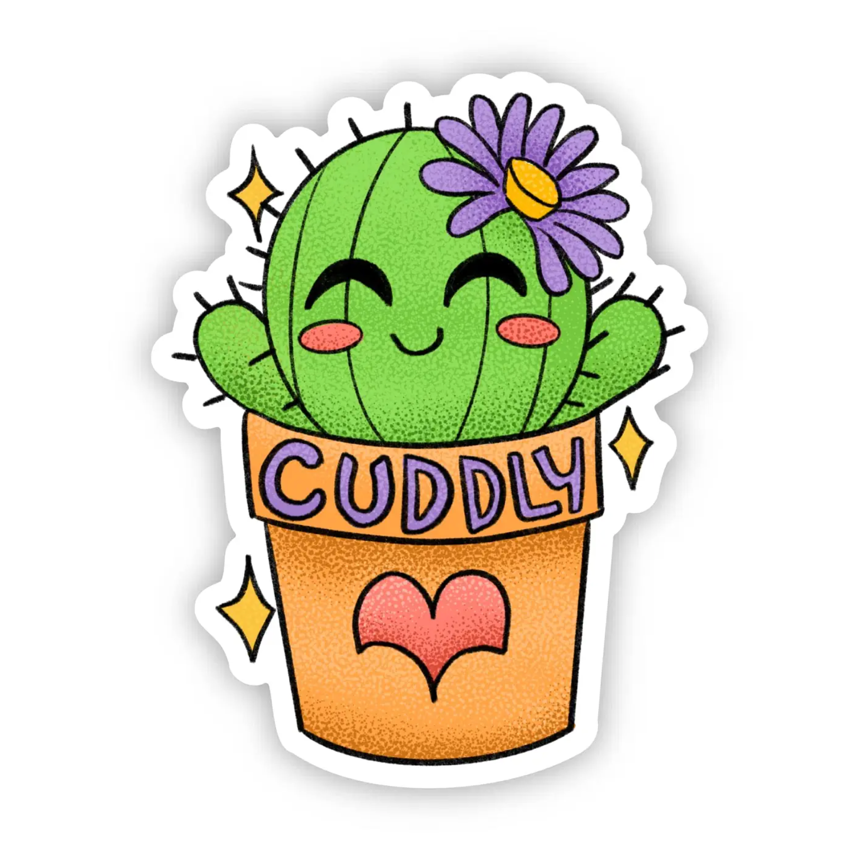 Cuddly Cactus Sticker - Heart of the Home Inc