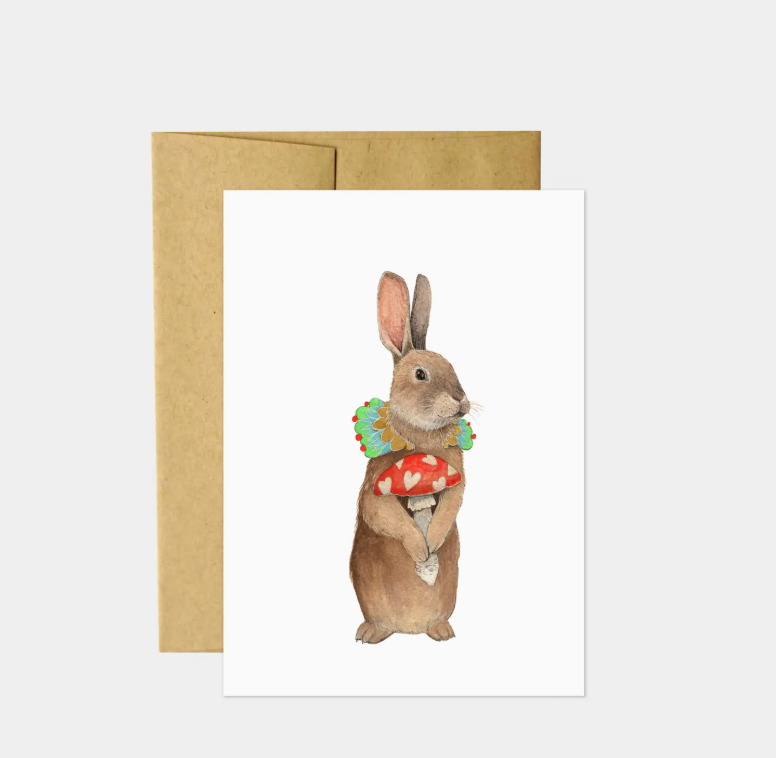 Mushroom Love Card - Heart of the Home Inc