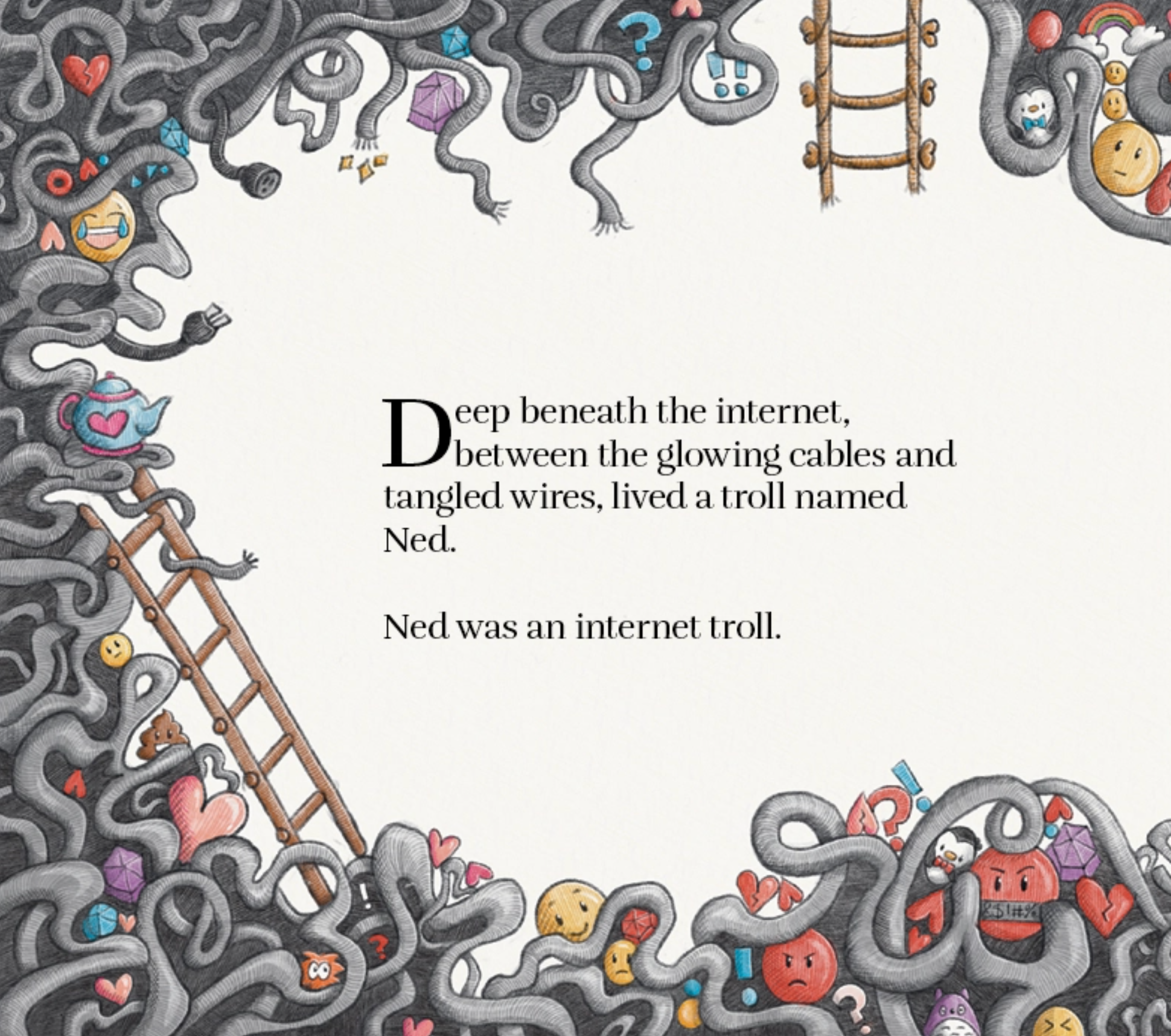 Ned the Internet Troll Book
