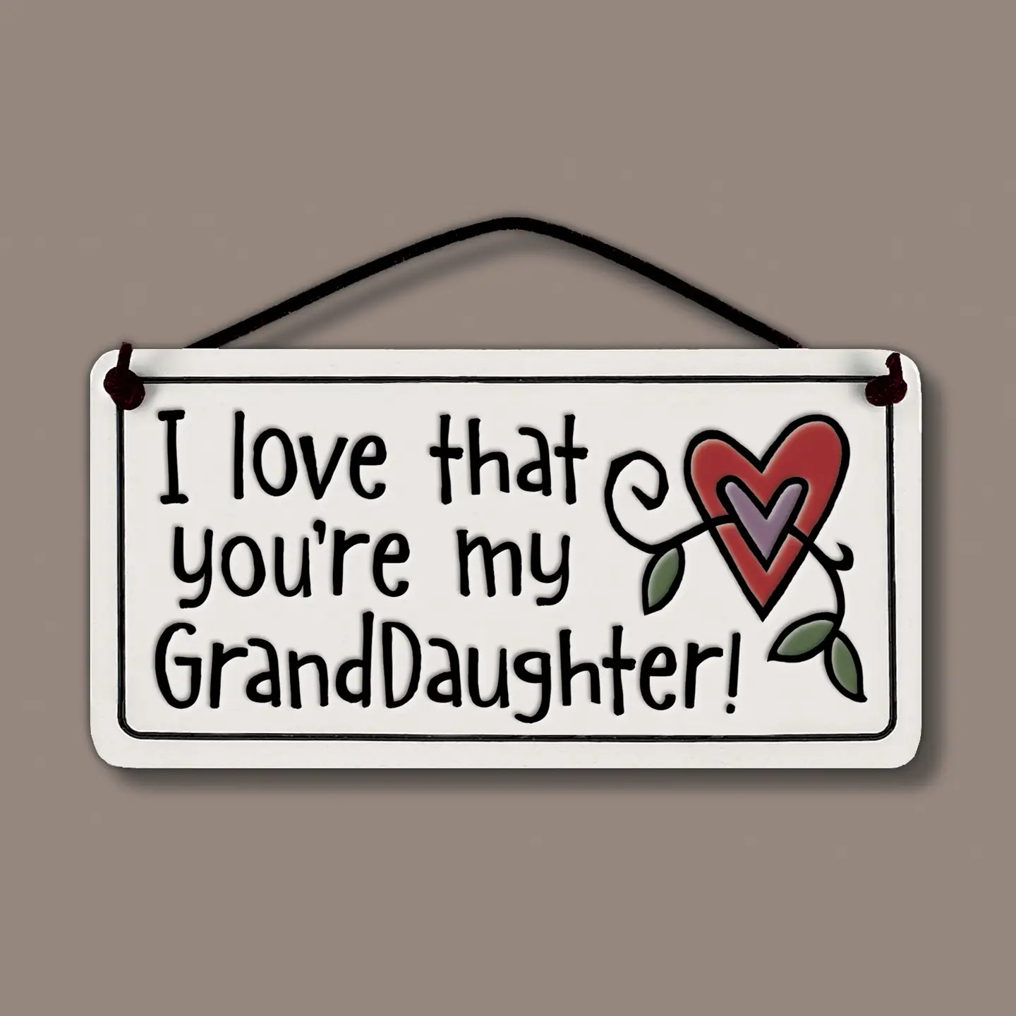 Granddaughter Mini Wall Tile - Heart of the Home Inc