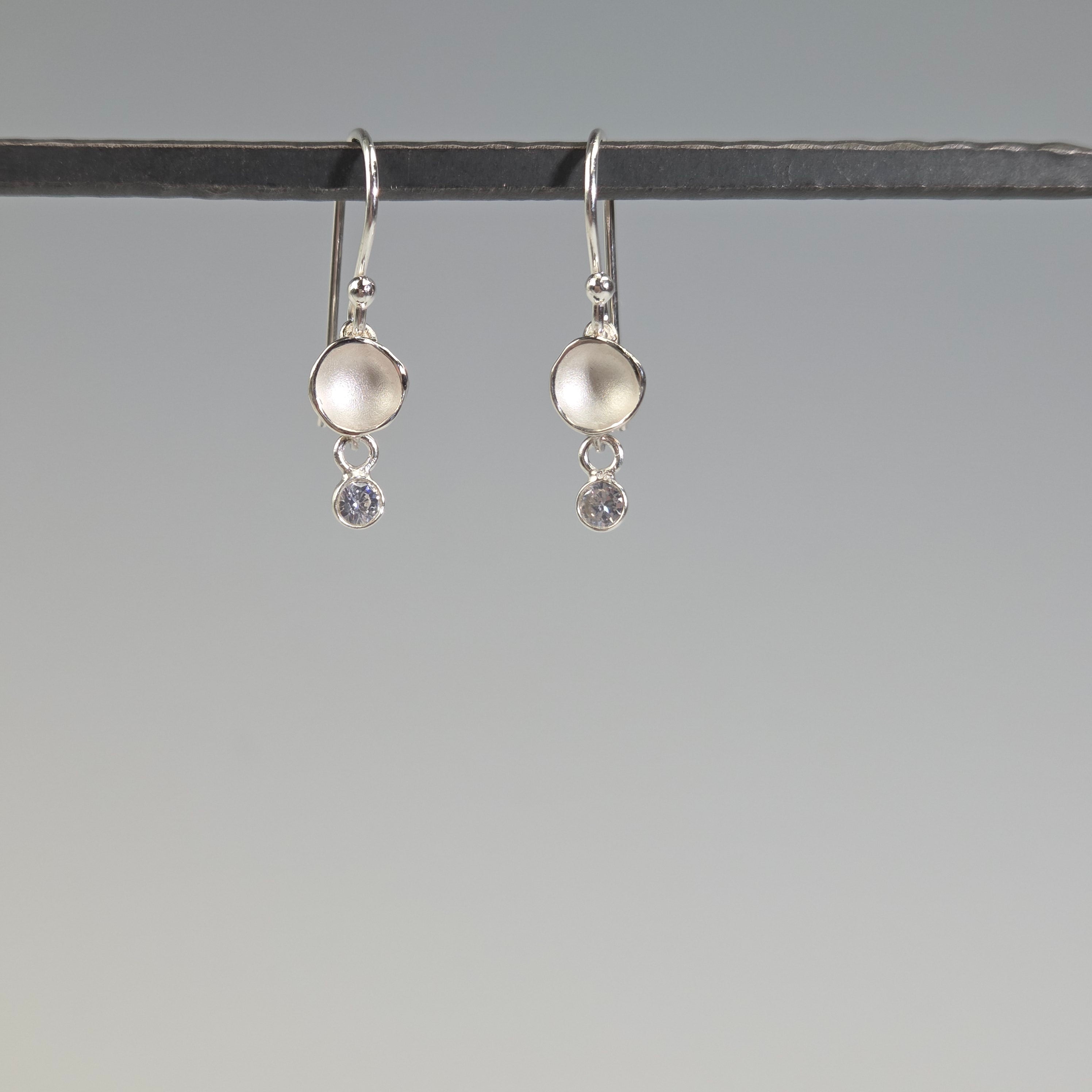 Sparkling Medium Pod Drop Earrings - Heart of the Home Inc