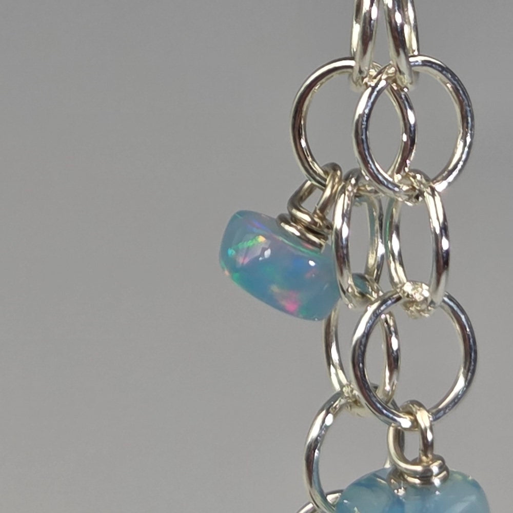 Opal Raindrop Earrings - Heart of the Home Inc