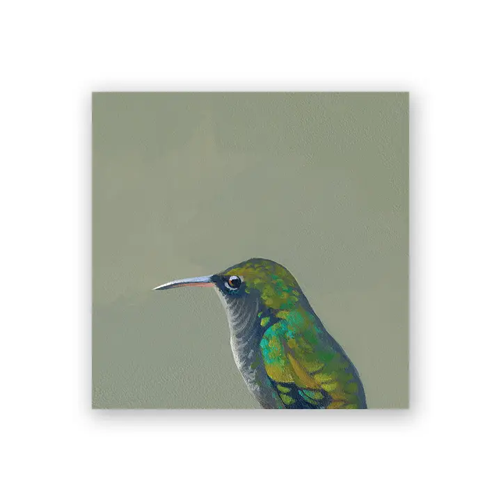 Violet Sabrewing Hummingbird Wooden Wall Art - Heart of the Home Inc