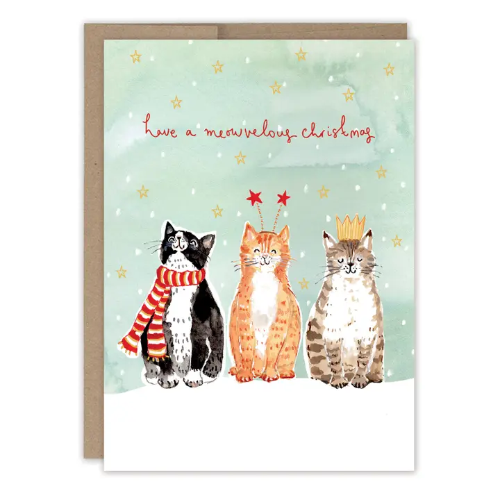 Meowvelous Christmas Card - Heart of the Home Inc