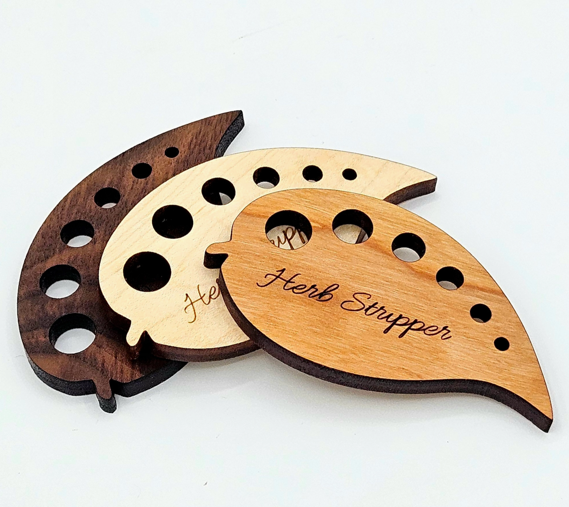 Made Assembled Herb Stripper - Walnut - Heart of the Home Inc