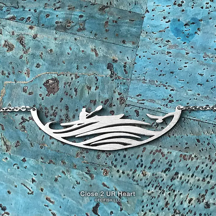 Kayaker Necklace - Heart of the Home LV