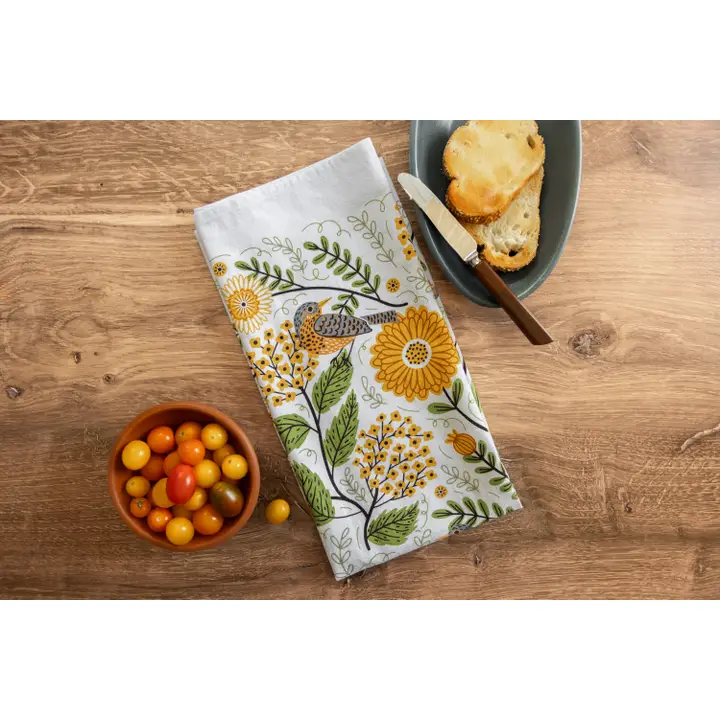 Mums And Robins Tea Towel - Heart of the Home Inc