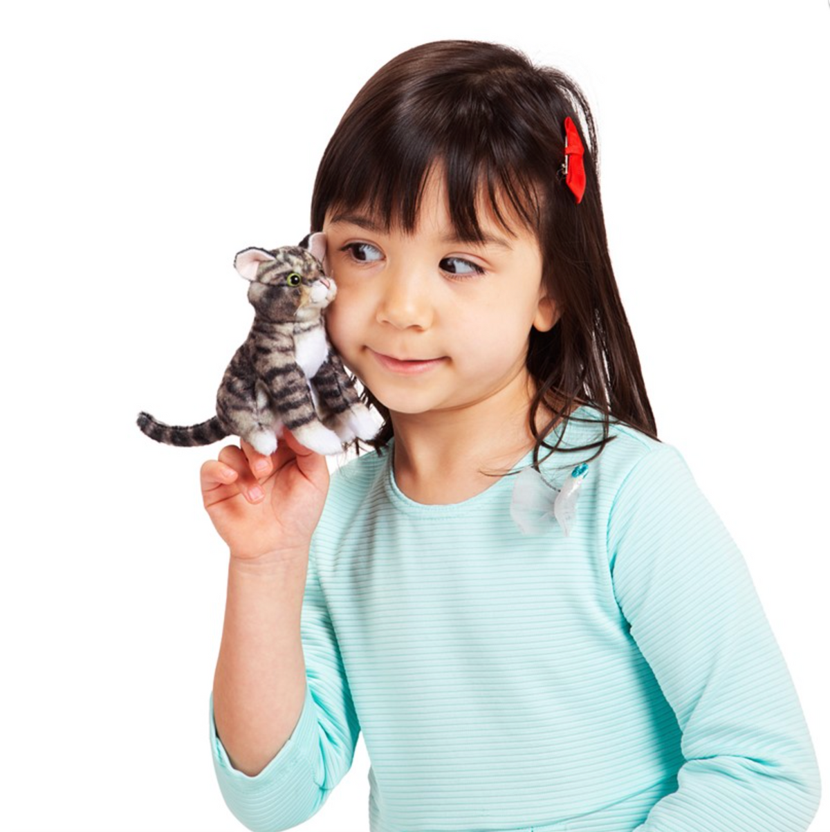 Mini Tabby Finger Puppet - Heart of the Home Inc