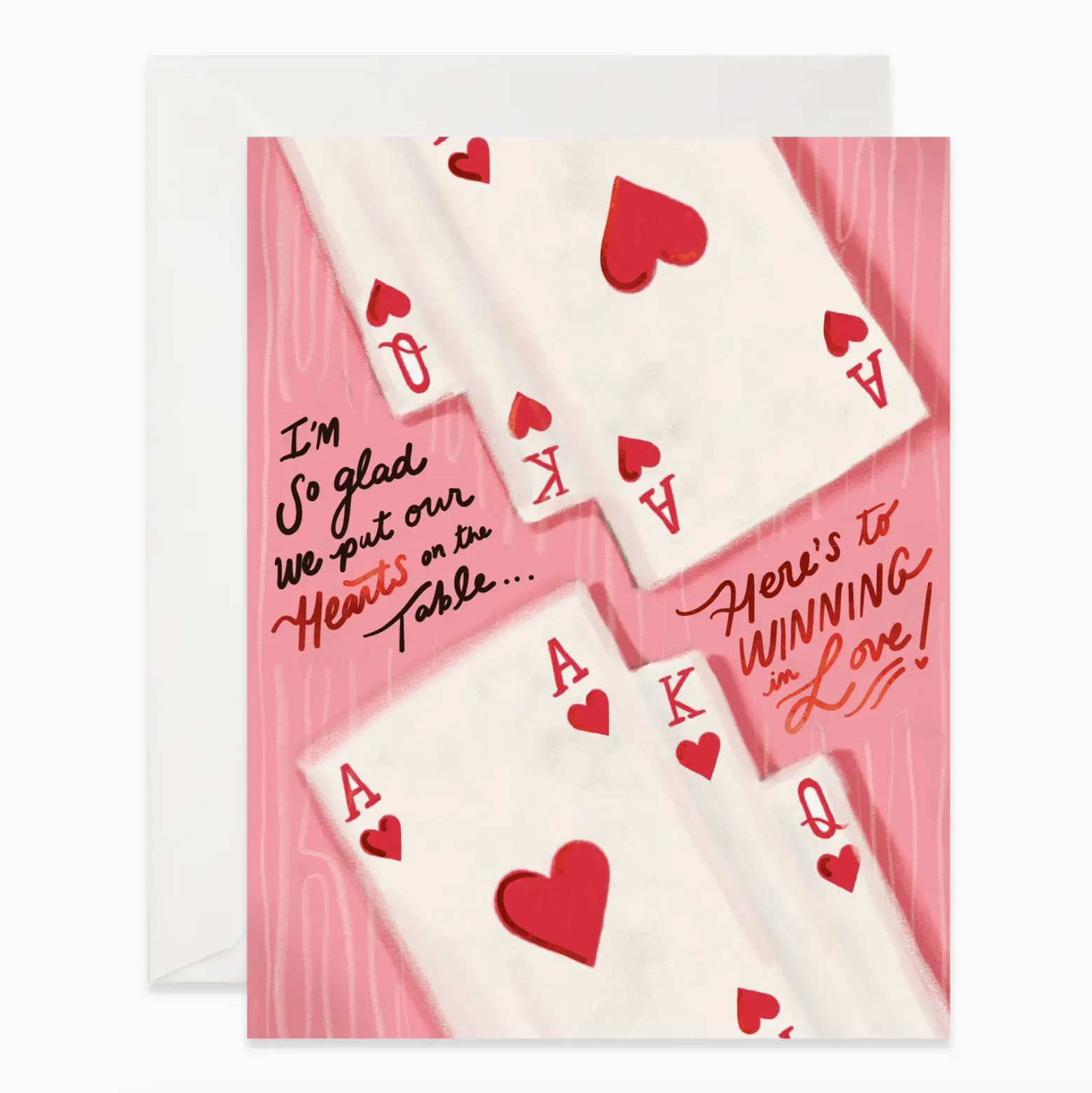 Good Juju Card Hearts On the Table - Heart of the Home Inc