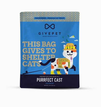 GivePet Purrfect Cast Freeze Dried Cat Treats - Heart of the Home Inc