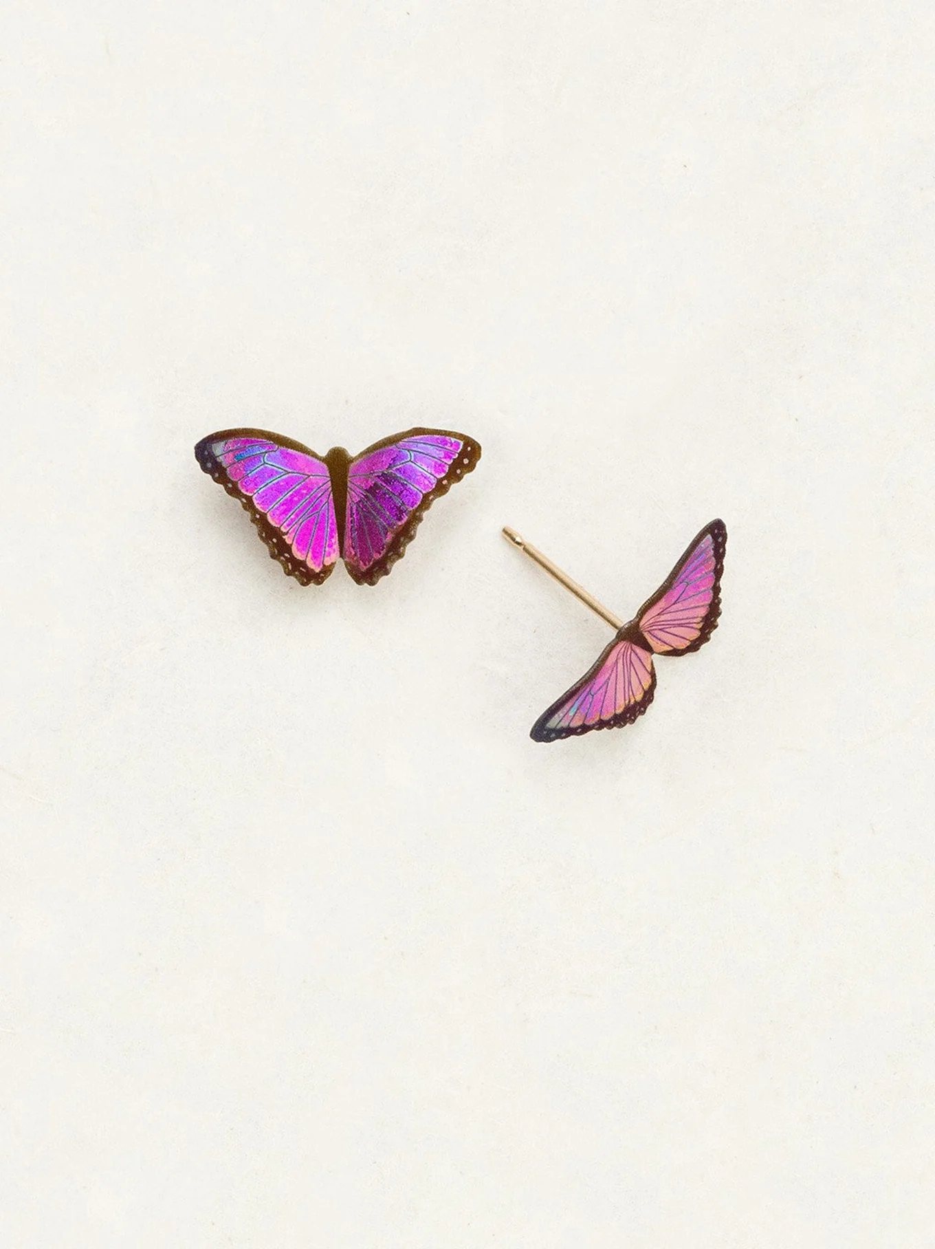 Bella Butterfly Post Earrings in Ultraviolet