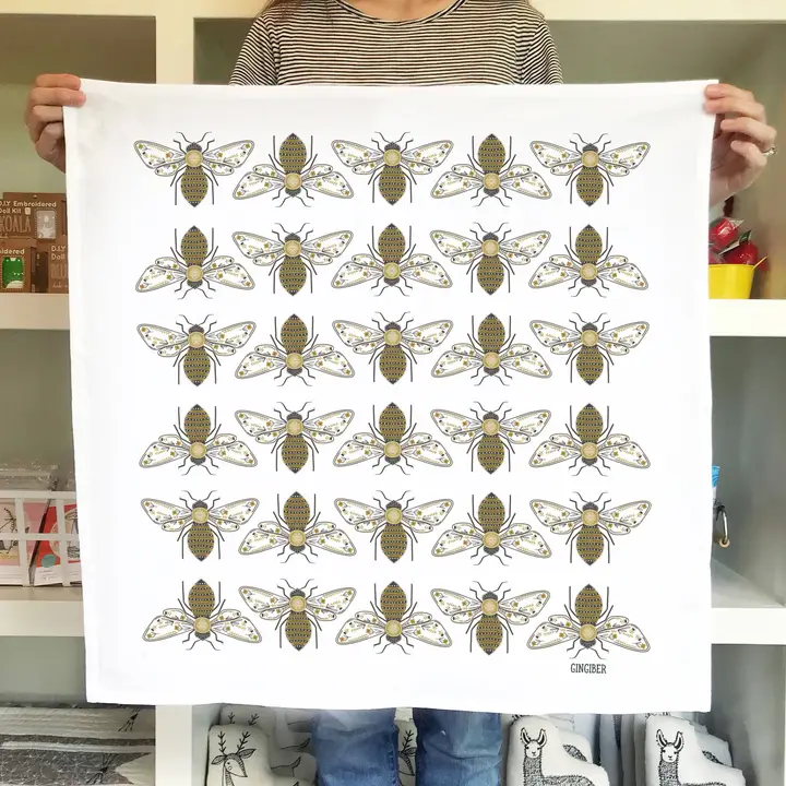 Gingiber Bee Tea Towel - Thumbnail 2
