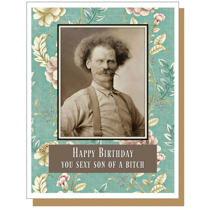 Sexy S.O.B. Birthday Card