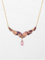 Isla Necklace in Vintage Burgundy - Heart of the Home LV
