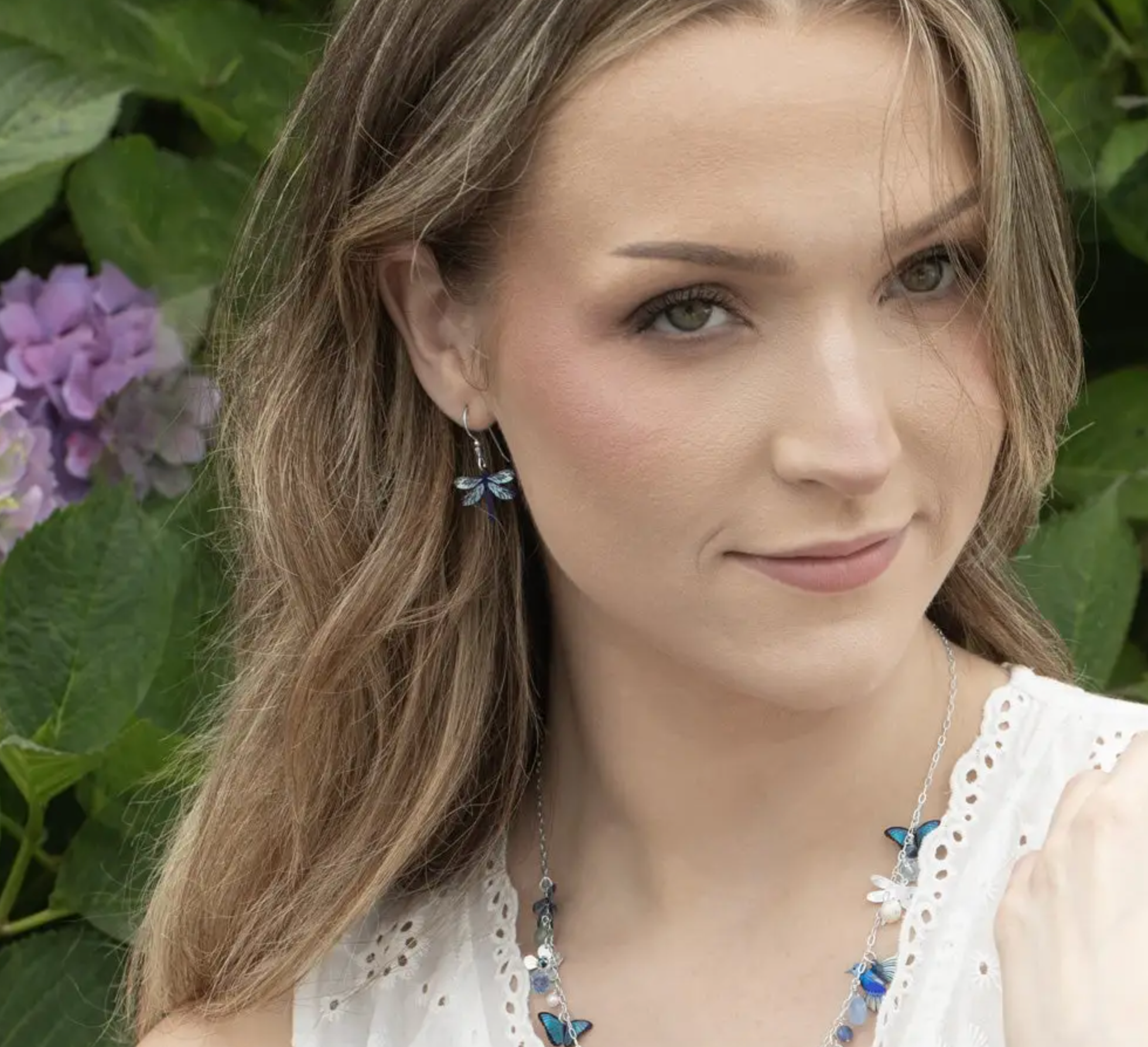 Dragonfly Dreams Earrings in Indigo - Heart of the Home Inc