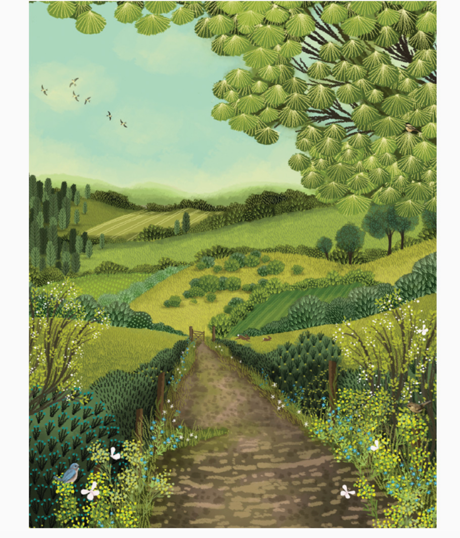 Quiet Countryside Sympathy Card - Heart of the Home Inc