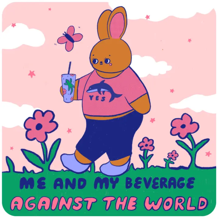 Me and my Beverage Sticker