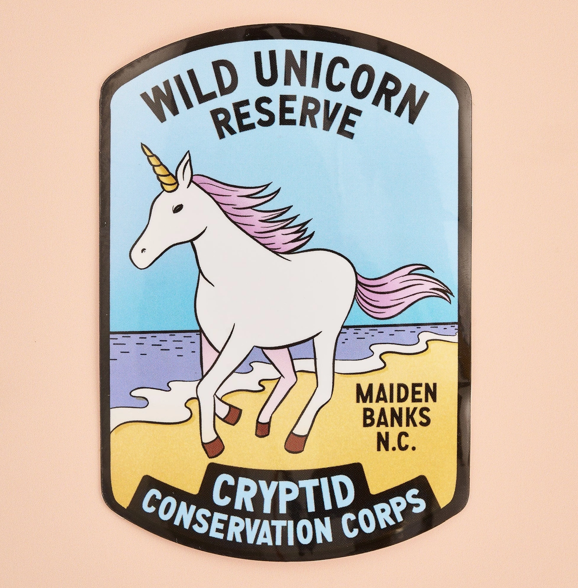 Wild Unicorn Reserve Sticker - Heart of the Home Inc
