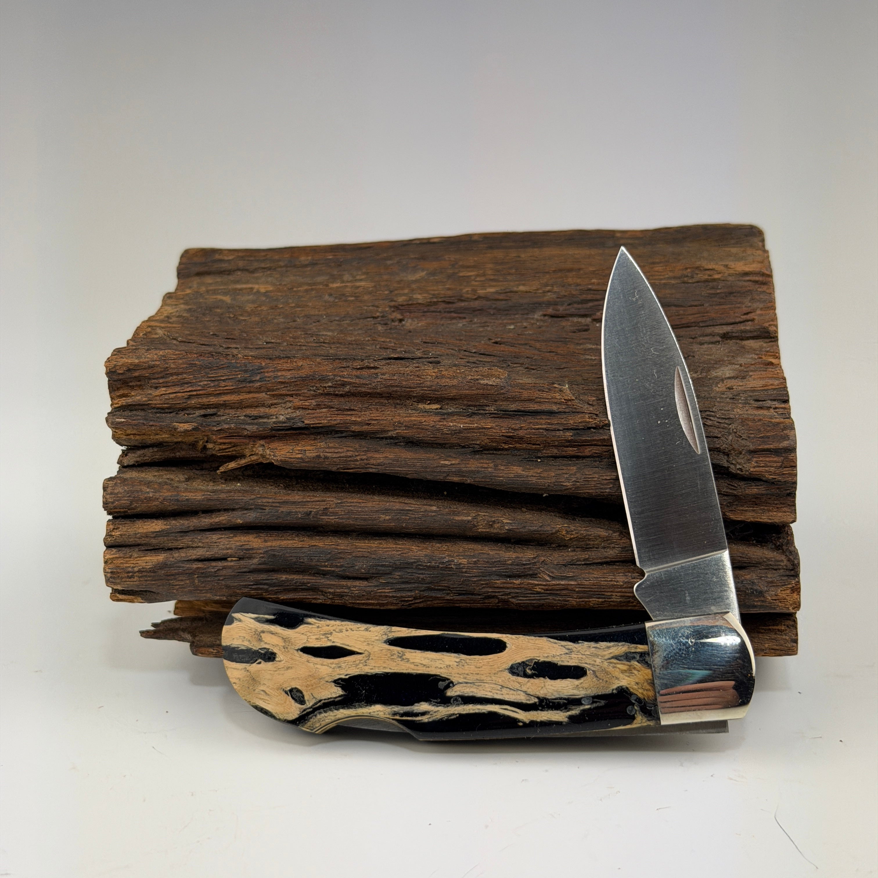Black Cholla 3" Lockback Knife (Double Sided) - Heart of the Home Inc