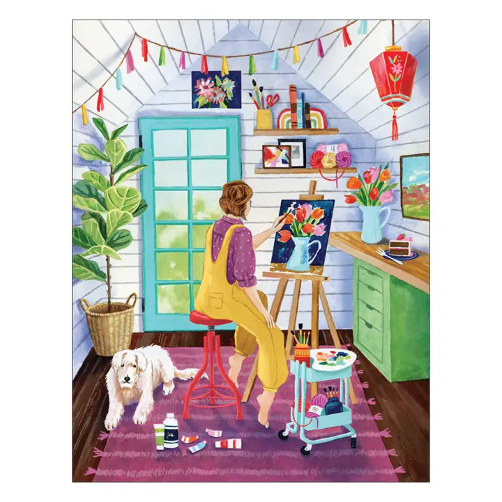 Painting Studio Birthday Card - Heart of the Home LV
