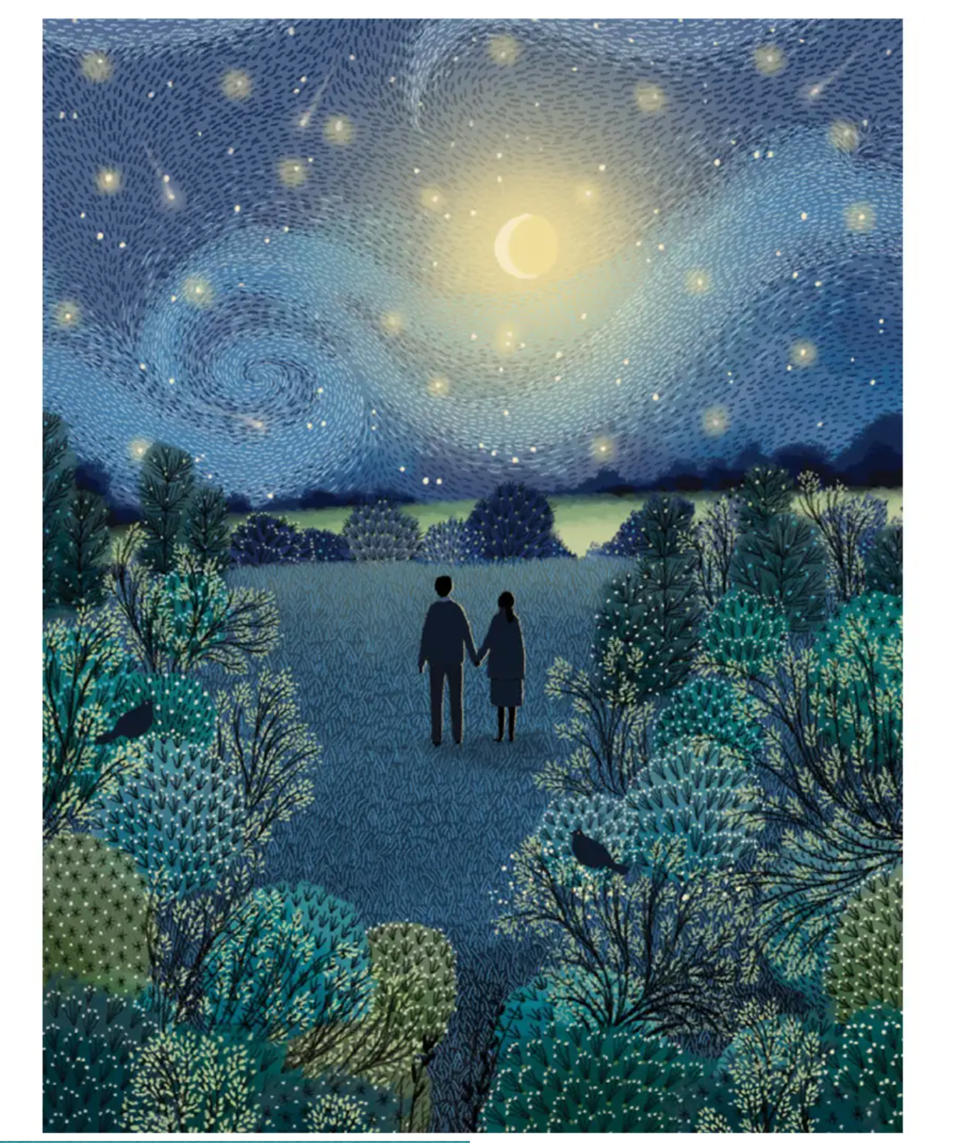 Starry Night Anniversary Card - Heart of the Home Inc