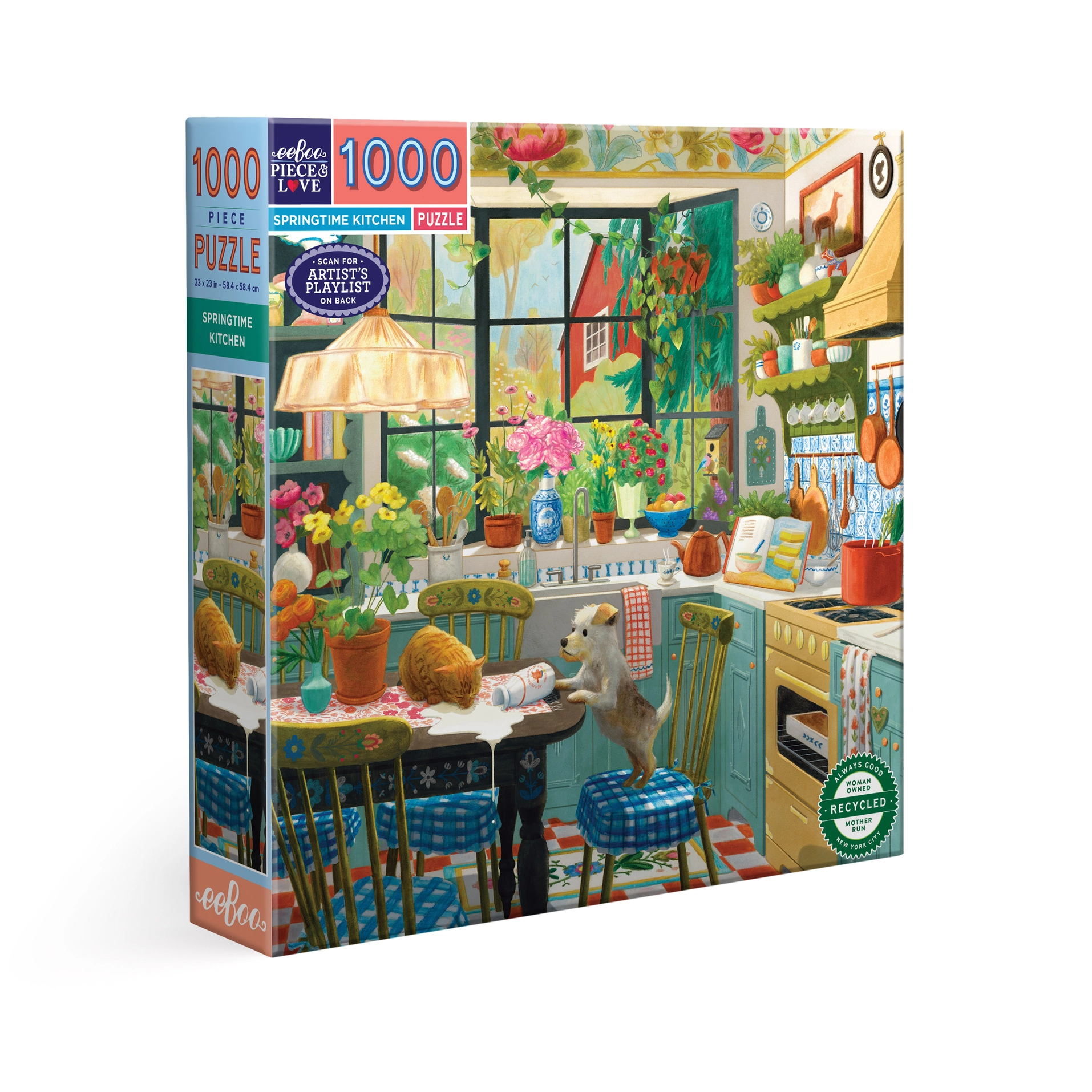 Springtime Kitchen 1000pc Puzzle - Heart of the Home Inc