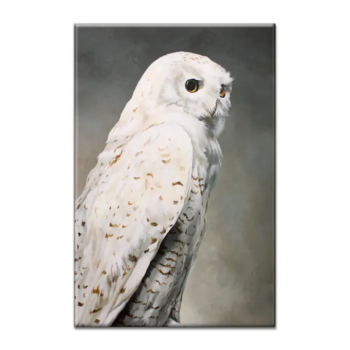 Snowy Owl Magnet - Heart of the Home Inc