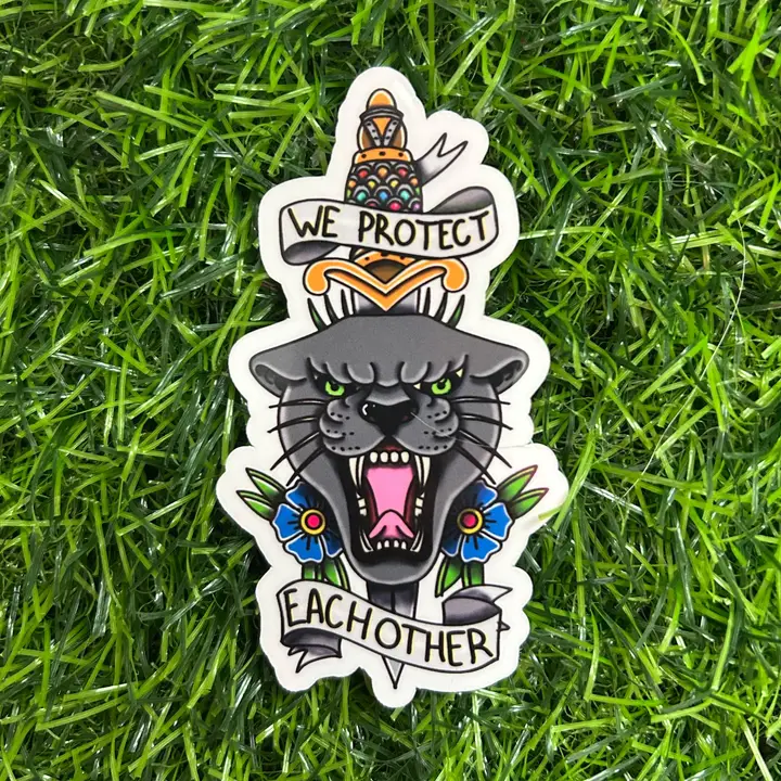 We Protect Each Other Sticker