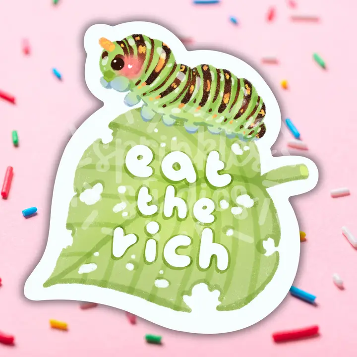 Eat the Rich Vinyl Sticker