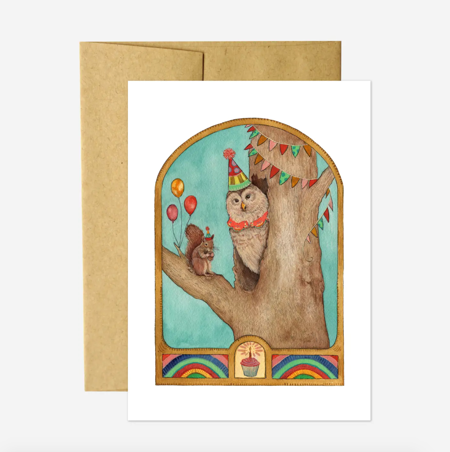 Treetop Party Blank Card - Heart of the Home Inc