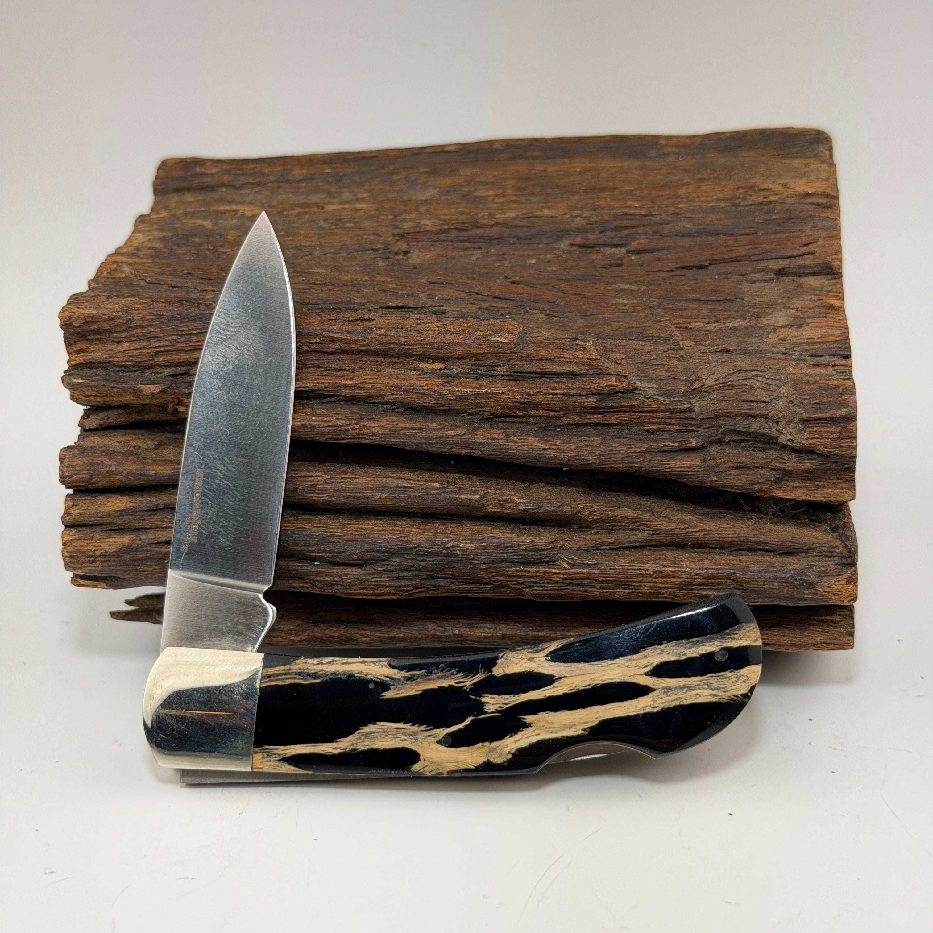 Black Cholla 3" Lockback Knife (Double Sided) - Heart of the Home Inc